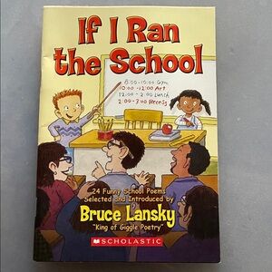 Scholastic 'If I Ran the School' Book - Red and Yellow Cover